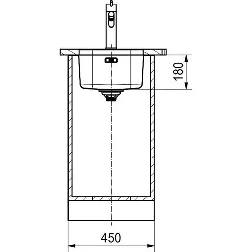 Кухонна мийка Franke Smart, нерж.сталь, прямокутник, без крил, 341х401мм, чаша - 1, монтаж під стільницю, SRX 110-34, нерж полірів. - фото 3