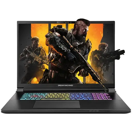 Ноутбук Dream Machines 18 RX5090-18 UHD+/Intel U9-275HX/32GB/1TB/RTX 5090 24GB/DOS/Black (RX5090-18UA28) - фото 1