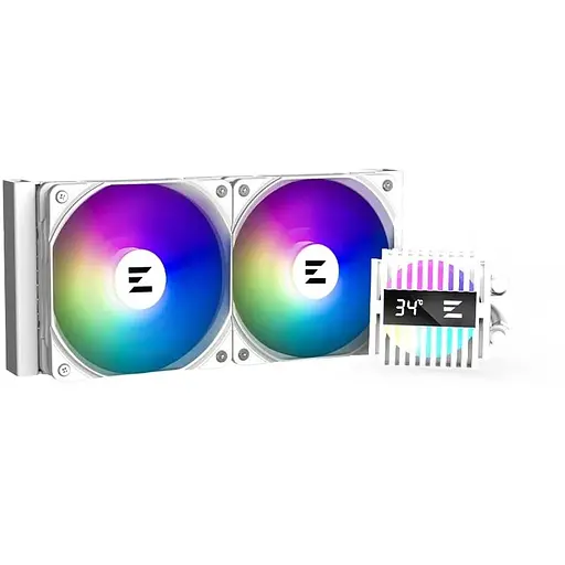 Zalman Система рідинного оxолодження Alpha 2 A24 ARGB, LGA1700, 1200, 115x, AM5, AM4, TDP ___W, білий