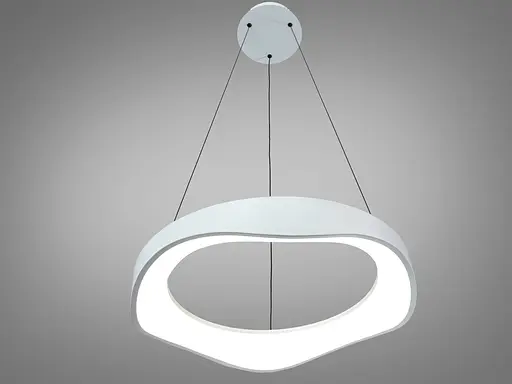 Світлодіодна люстра Romin з підсвічуванням на пульті 90 Вт чорна - фото 4