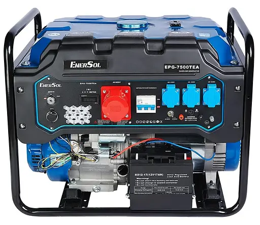 Генератор бензиновий EnerSol 7/7.5 кВт EPG-7500TEA - фото 1