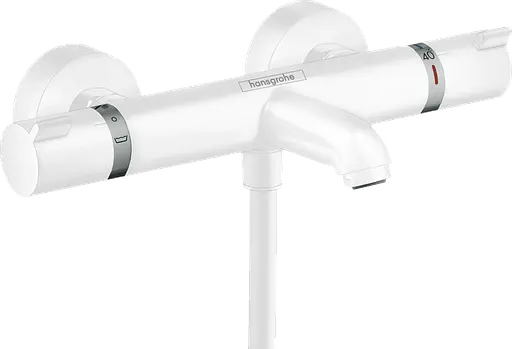 Змішувач з термостатом для ванни Hansgrohe Ecostat Comfort Matt White 13114700 Білий матовий - фото 1