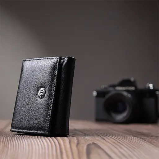 Кожаный женский кошелек ST Leather 9.5х7.5х2 см acs0029444 - фото 9