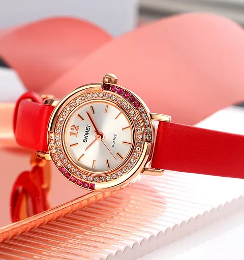 Наручний годинник жіночий 1855RGRD Rose Gold-Red Skmei acs0030535 - фото 4
