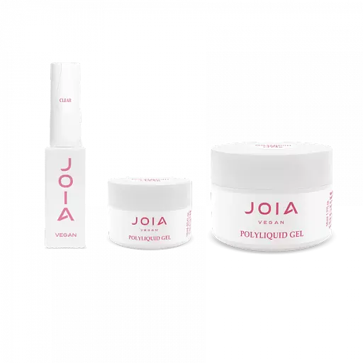 Рідкий гель для укріплення та моделювання Joia vegan PolyLiquid gel Clear 15 мл - фото 3