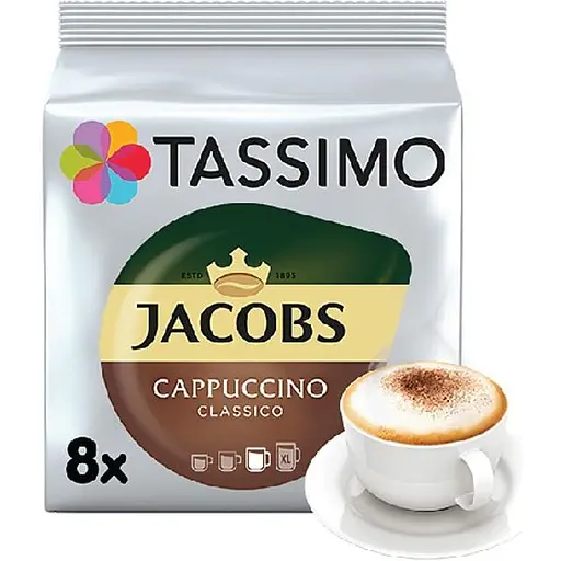 Кофе молотый в капсулах Jacobs Tassimo Cappuccino 260 г  
