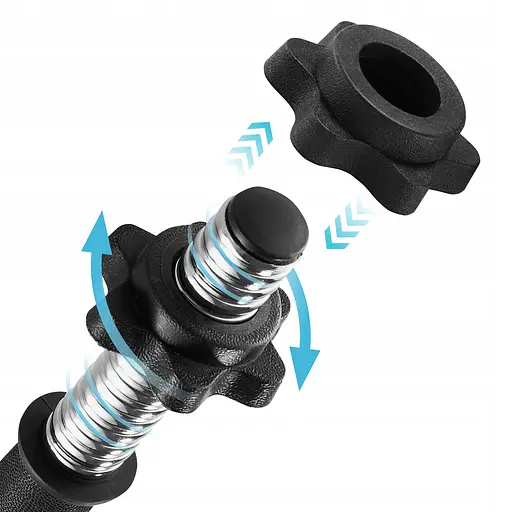 Гриф гантельный 4FIZJO 45 см 25 мм 2 шт (P-5905973401098) - фото 2