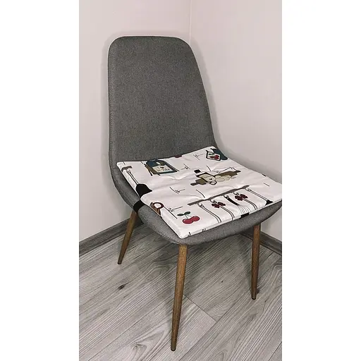 Водоотталкивающая подушка на стул Кухонный принт - фото 4