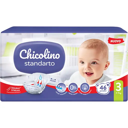 Подгузники Chicolino Standarto 3 (4-9 кг) 46 шт.
