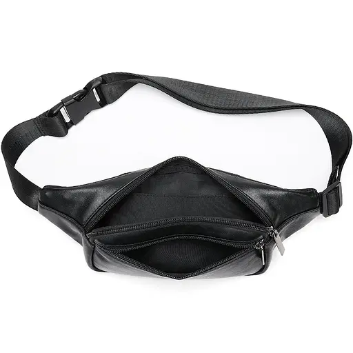 Чоловіча шкіряна сумка-бананка Vintage 27,5х10х3 см sum0012913 - фото 2