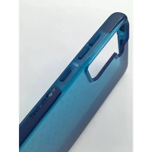 Оригинальный противоударный силиконовый чехол Tech21 Evo Check для Samsung Galaxy S21 FE 5G (6.4 ) Blue - фото 7