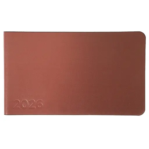 Еженедельник 10 х 17 см Leo Planner датированный 2026 Choco мягкий 128 страниц (252716)
