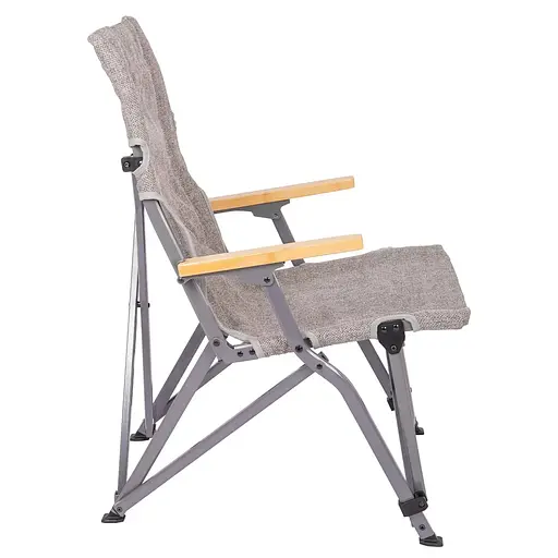 Кресло раскладное Bo-Camp Chelsea Grey серое (DAS303258) - фото 4