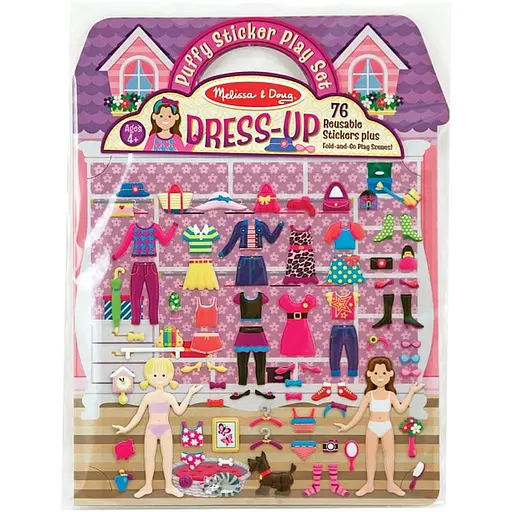 Наклейки Melissa & Doug Мода объемные многоразовые (MD2195)