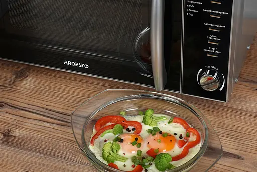 Мікрохвильова піч Ardesto 20л 700Вт дисплей сріблястий - фото 2
