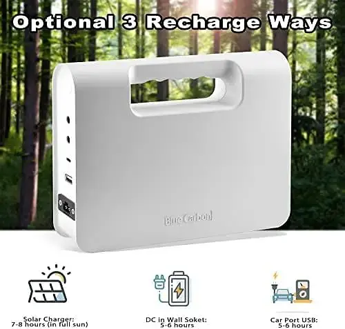 Портативна сонячна станція генератор Wawui 25000mAh 80W + сонячна панель - фото 5