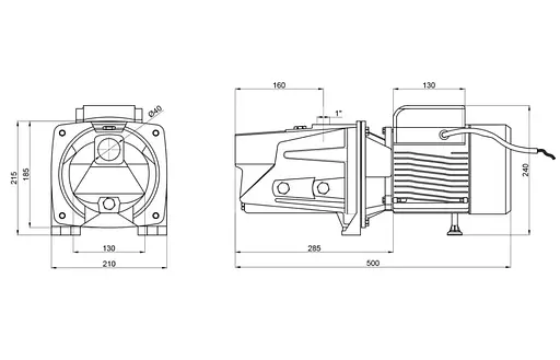 Насос самовсмоктувальний відцентровий Thermo Alliance D-JSWm-20M - фото 4