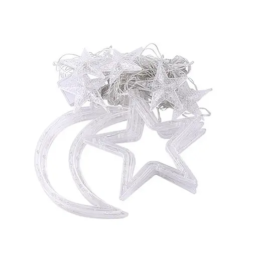 Гирлянда светодиодная штора LED Technology Рождественская 138 led 2.5 м ширина Warm White - фото 4