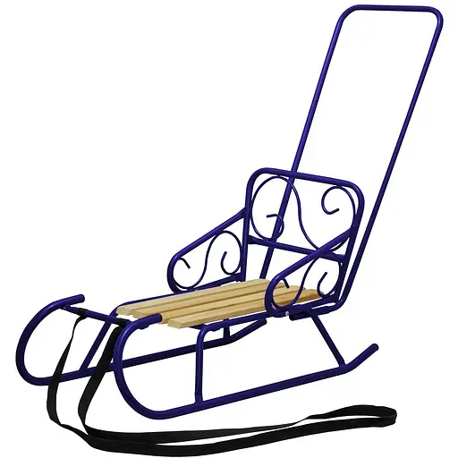 Ручка для санок Snower, синя - фото 2