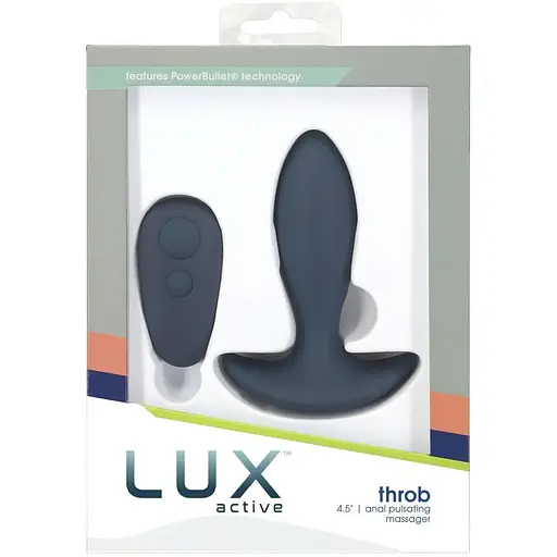 Анальна пробка з пульсацією Lux Active Throb 4.5" Пульт дистанційного керування - фото 8