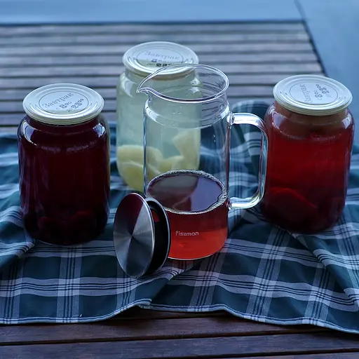 Кувшин Fissman Giorno для горячих и холодных напитков с фильтром 1 л (6437) - фото 5