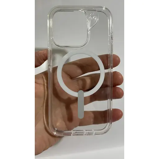 Оригінальний протиударний чохол Gear4 Crystal Palace MagSafe для iPhone 15 Pro (6.1") Прозорий (702312618) - фото 9