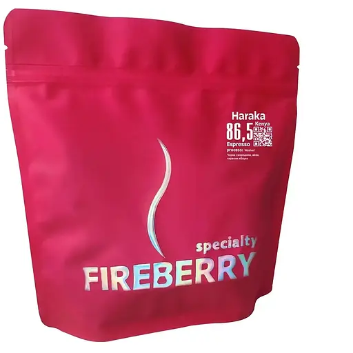Кава в зернах Fireberry Kenya Haraka 0,25 кг - фото 1