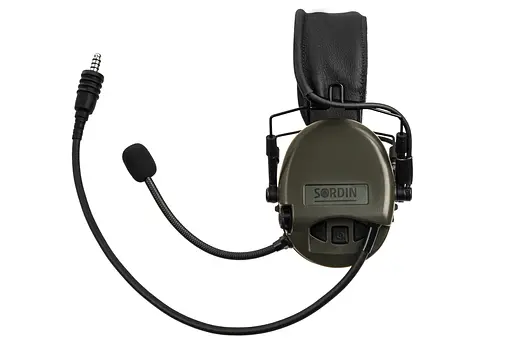Наушники Sordin Supreme MIL CC Slim Headband 74332-06-S Green PVC - фото 4