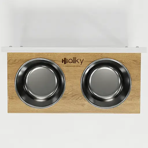 Hollky Flex L — регулируемые миски на подставке для больших собак (2 × 1.8 л) - фото 6