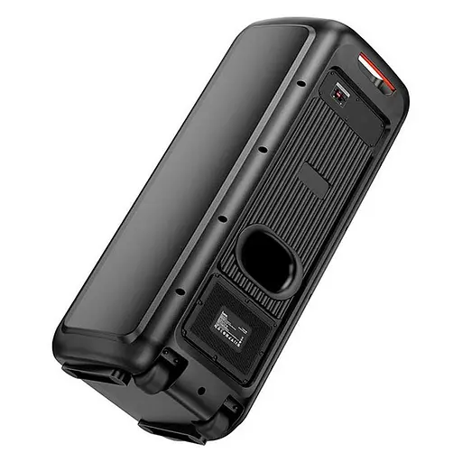 Колонка бездротова — караоке Hoco DS53 Flame light BT speaker DS53 2*40W (120W Max) з 2 мікрофонами - фото 5