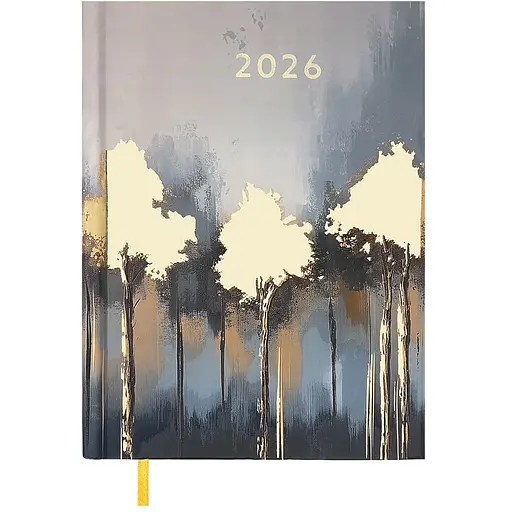 Щоденник датований Buromax Filling 2026 поліграфічний A5 золотий (BM.2162-23)