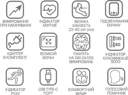 Вимірювач артеріального тиску автоматичний електронний Paramed Flagman NEW - фото 3