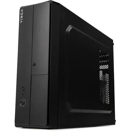 Корпус Vinga CS313B з блоком живлення 400W для micro ATX / mini ITX чорний - фото 1