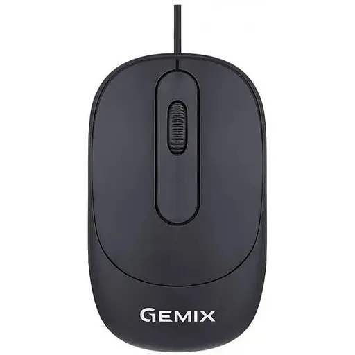 Миша Gemix GM145 чорний оптична USB 800 dpi (GM145BK) - фото 1