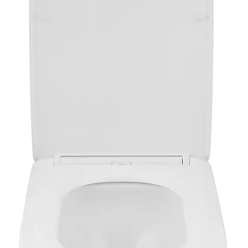 Унитаз подвесной Kroner Eifel WHI483429 TORNADO безободковый с сиденьем (KE483429WHIT), Белый - фото 5