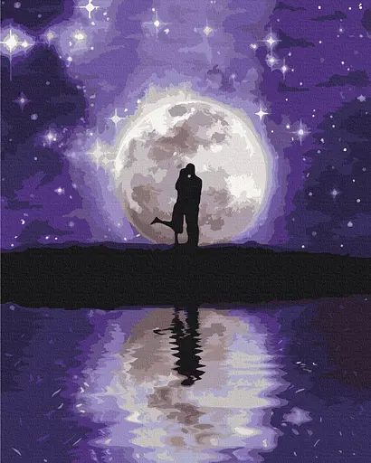 Картина по номерам на подрамнике Brushme Сказочные объятия