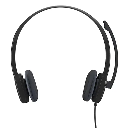 Комп'ютерна гарнітура Logitech H151 Stereo Black (981-000589) - фото 4