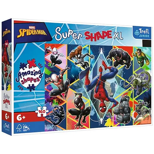 Пазл Trefl Супер форми: Людина-павук XL 160 ел. (50024) - фото 1