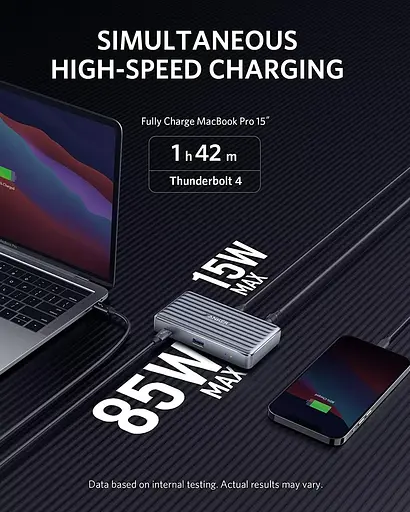 Док-станция Anker Thunderbolt 4 Power Expand 5-in-1 Mini Dock - фото 2