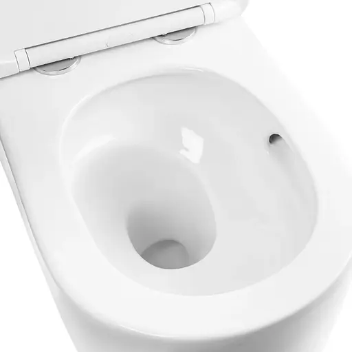 Подвесной унитаз Rea Eddy N Tornado Rimless white REA-C6560, Белый - фото 2