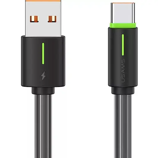 Кабель Usams SJ732 USB-A to USB-C 18W 1m Black (SJ732USB01) [138974]