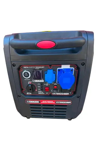 Инверторный бензиновый Генератор-Чемодан Vackson VK15500iSER (6.0/6.5 кВт) + Электростатер +Ручка - фото 3