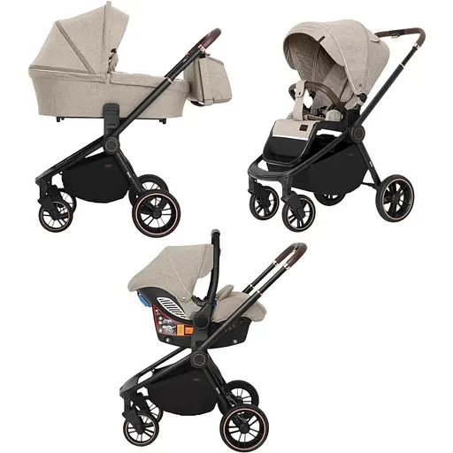 Універсальна коляска-книжка Carrello Epica CRL-8511/1 3в1 Almond Beige