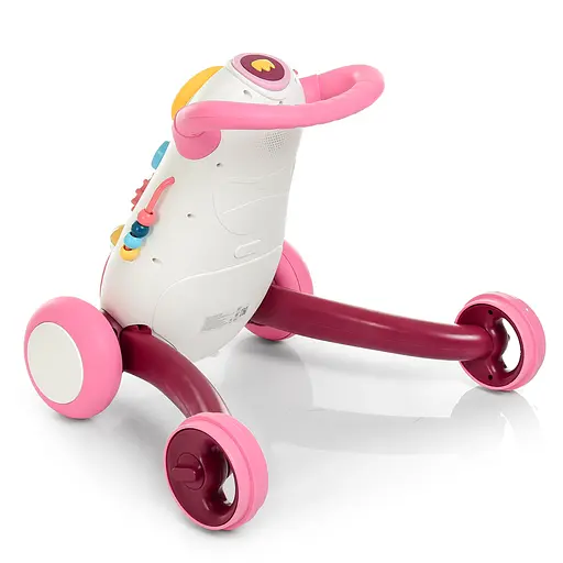 Каталка-ходунки El Camino K1-pink Baby Walker від 6 місяців рожева - фото 2