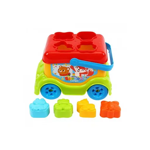 Детская развивающая игрушка "Автобус-сортер" ТехноК 9840TXK - фото 4