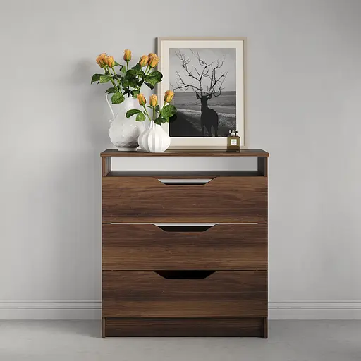 Комод в спальню MebelStar 800 Лилу 81x40x89 см Дуб янтарный (MBS-1341) - фото 2