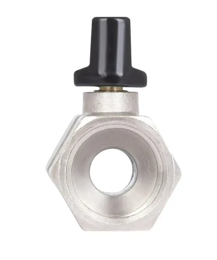 Кран кульовий міні Thermo Alliance Forte 1/2" ВВ прямий, півметелик SF265W15 - фото 3