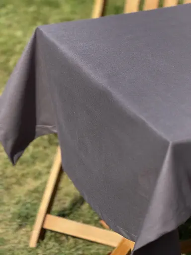 Водовідштовхувальна скатертина Мокрий асфальт 200х100 см (+ 8 серветок 30х40) - фото 4
