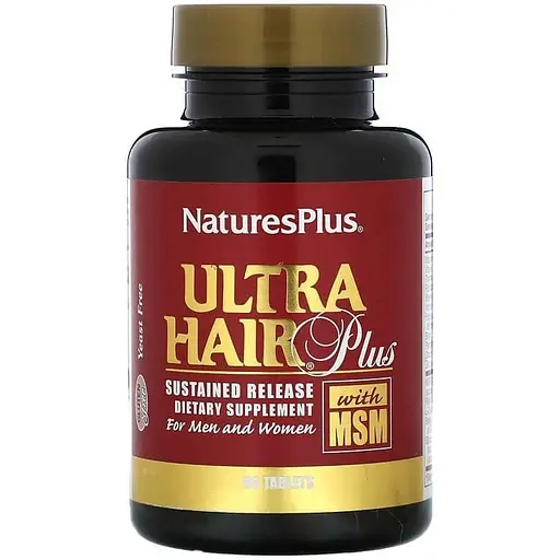 Комплекс для волосся Natures Plus Ultra Hair 60 tabs Nature's Plus (1086-2023-10-3237)