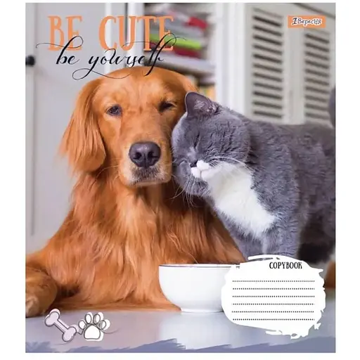 Зошит учнівський "Be cute" 1 Вересня 766941 12 аркушів Різнокольоровий - фото 1